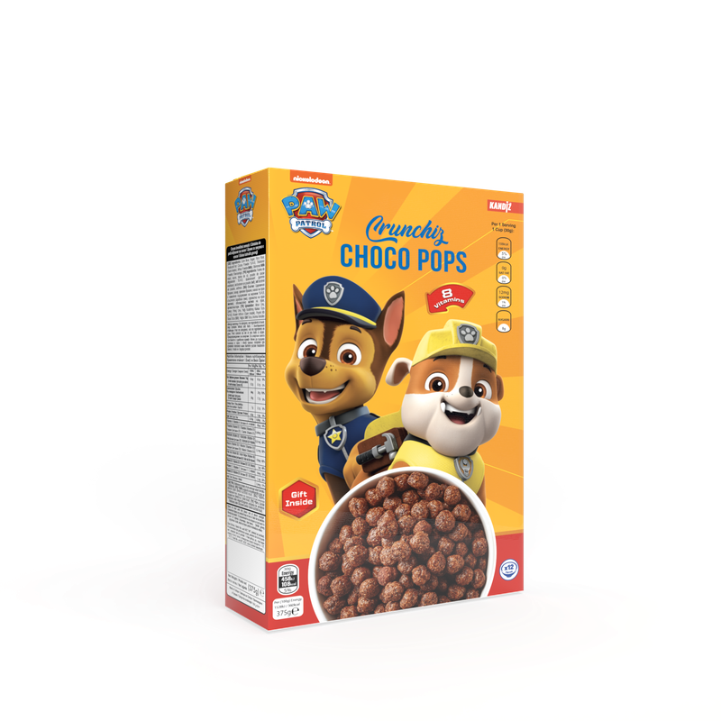 Paw Patrol Crunchiz Choco Pops 375g