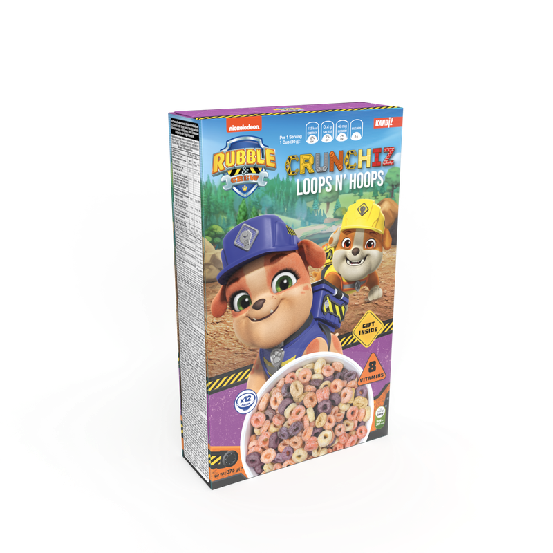Rubble &amp; Crew Crunchiz Loops N&#39; Hoops 375g