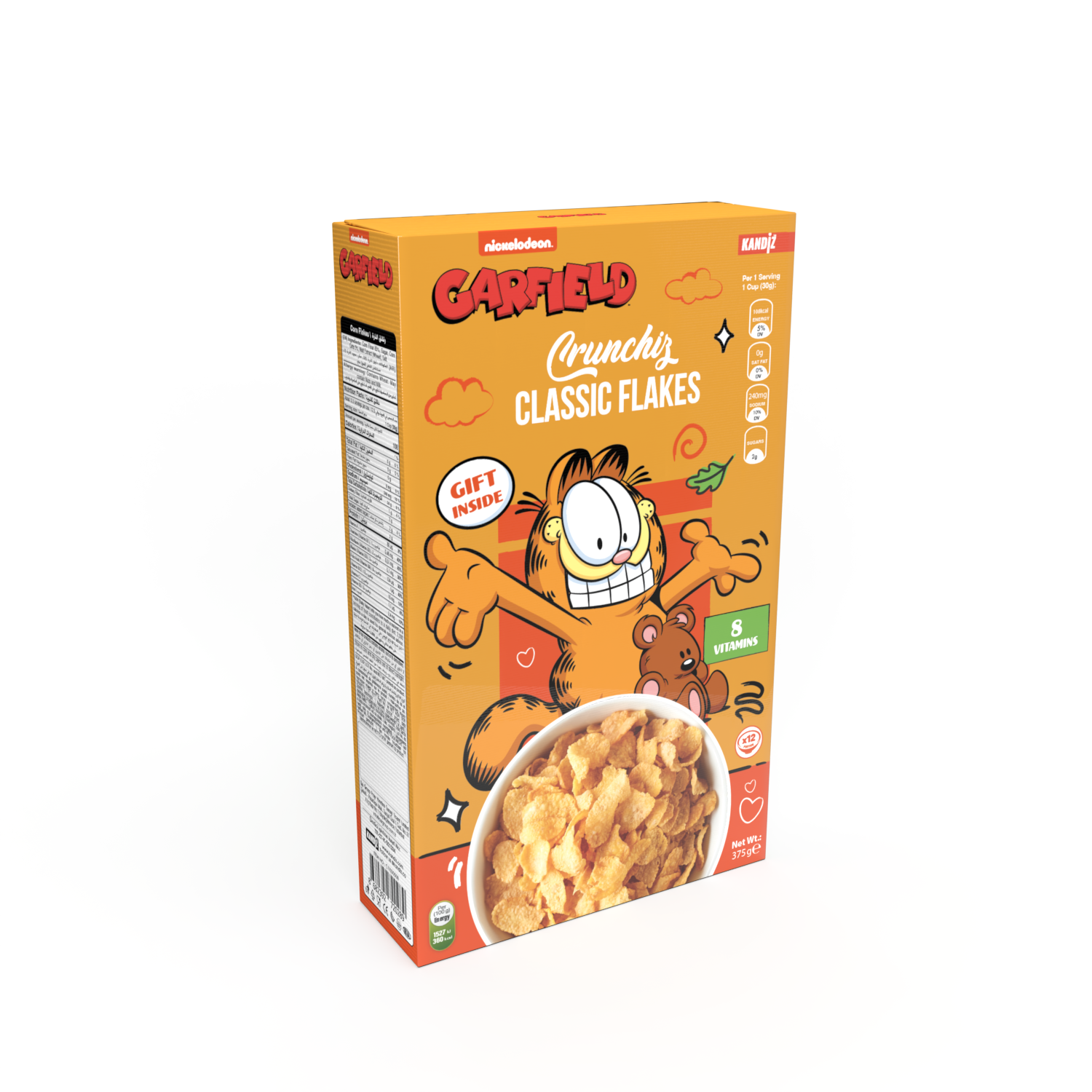 Garfield Crunchiz Classic Flakes 375g