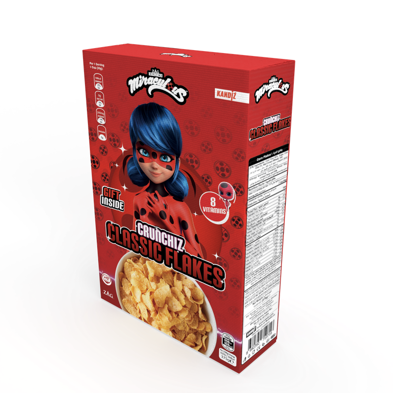 Miraculous Ladybug Crunchiz Classic Flakes 375g