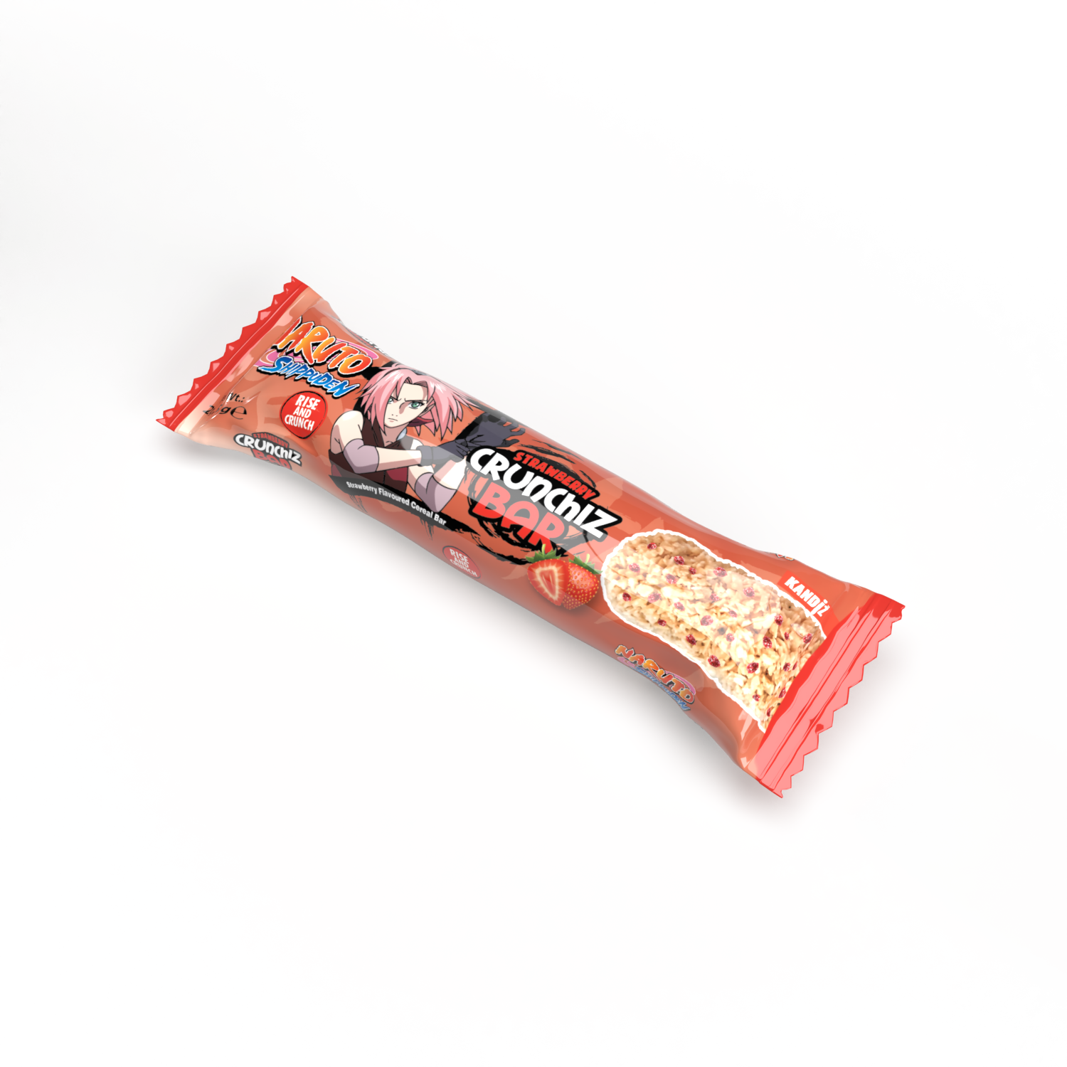 Naruto Crunchiz Bar Strawberry 26.5g