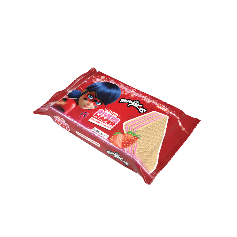 Ladybug Waffeln Erdbeere 40g