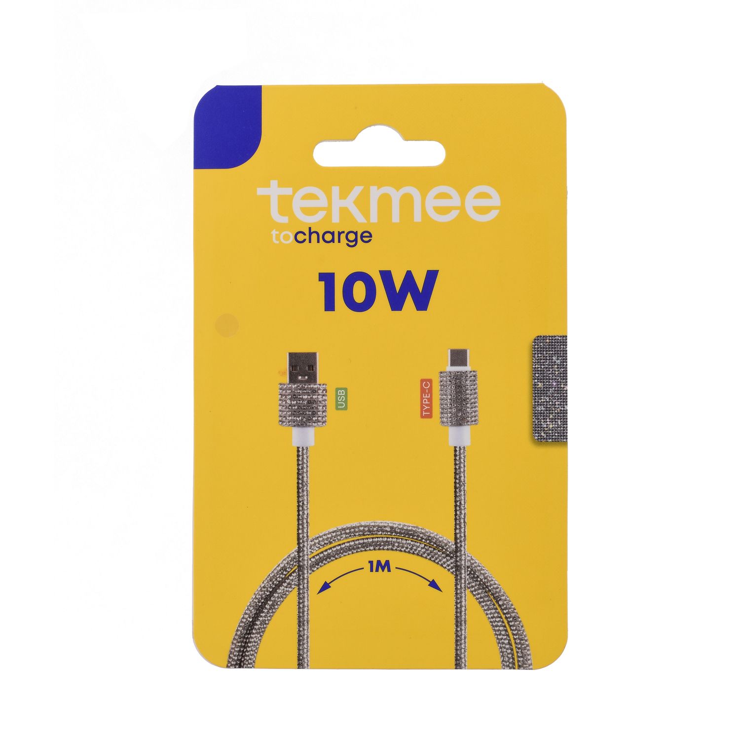 10W 1M USB - TYPE C SHINY CABLE