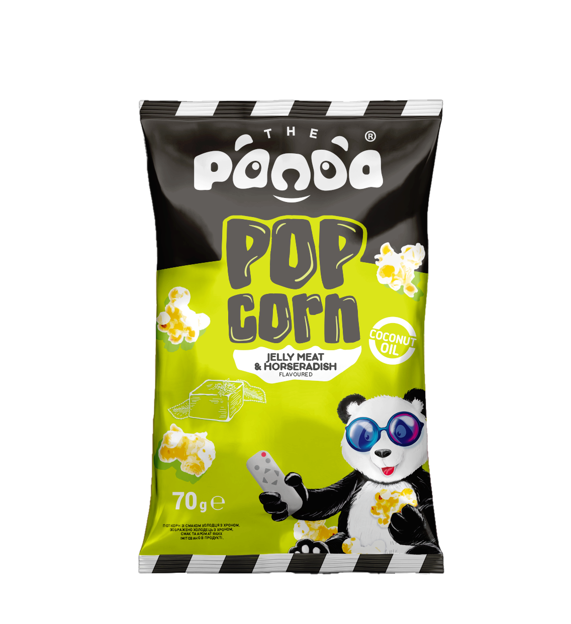 Popcorn with Jellymeat and horseradish flavour, 70g