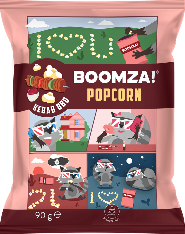 Popcorn with Kebab BBQ flavour