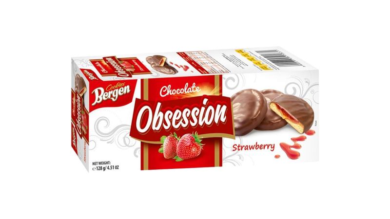 Bergen Strawberry 128g