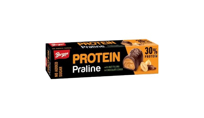 Bergen White Cream Protein Pralines 50g