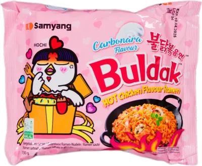 Buldak HOT Chicken Flavour Ramen Carbonara Flavour Buldak HOT Chicken Flavour Ramen Carbonara Flavour