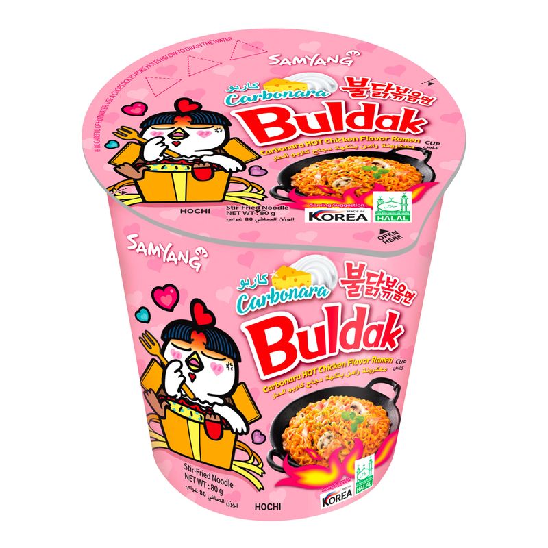 Buldak Spicy Ramen Carbonara HOT Chicken Flavour