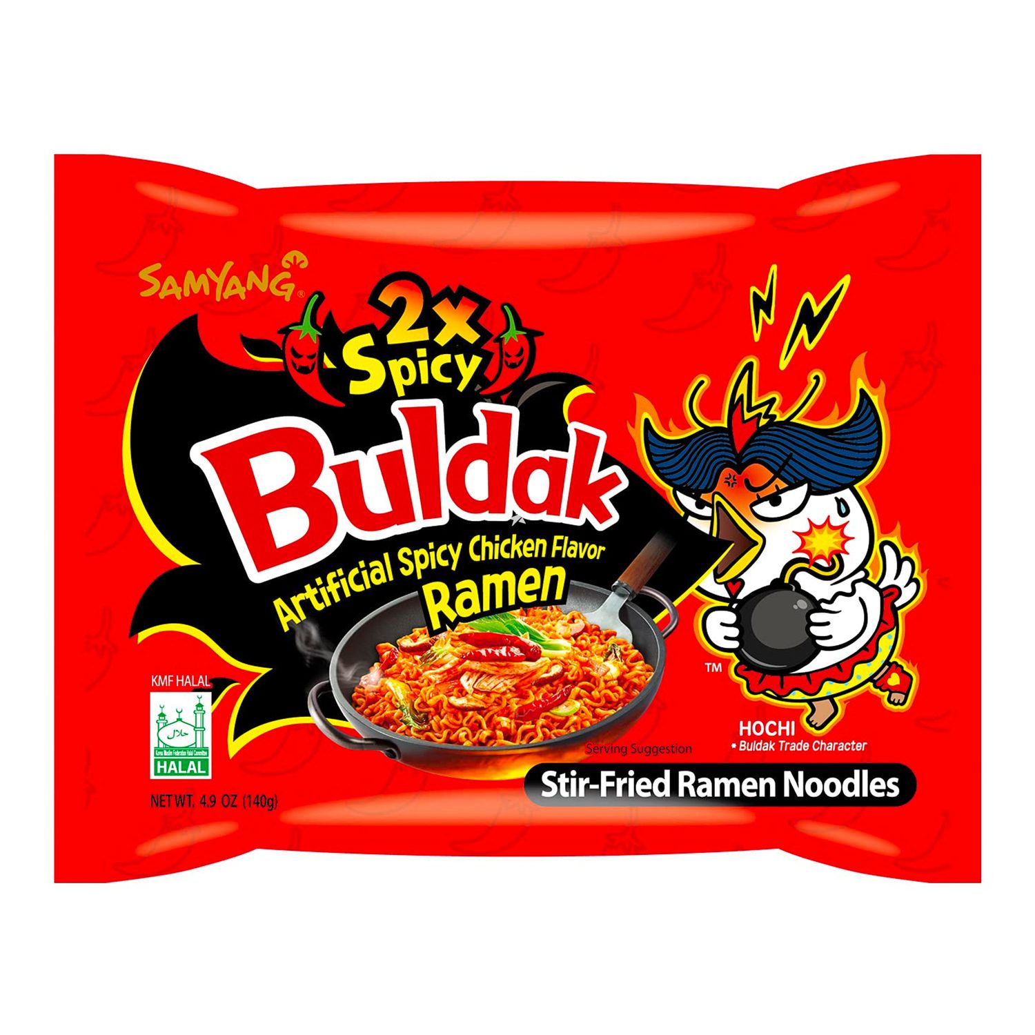 Buldak HOT Chicken Flavour Ramen 2x Spicy