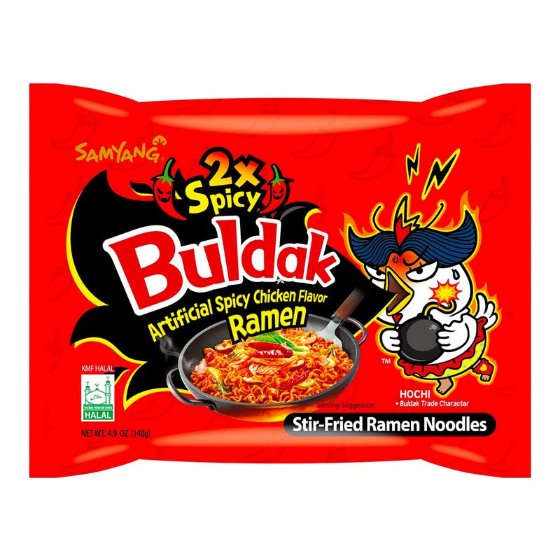 Buldak HOT Chicken Flavour Ramen 2x Spicy