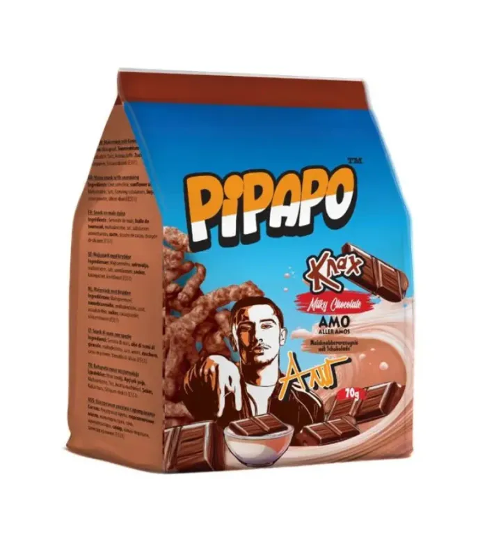 PIPAPO AMO Knax Chips Milky Chocolate