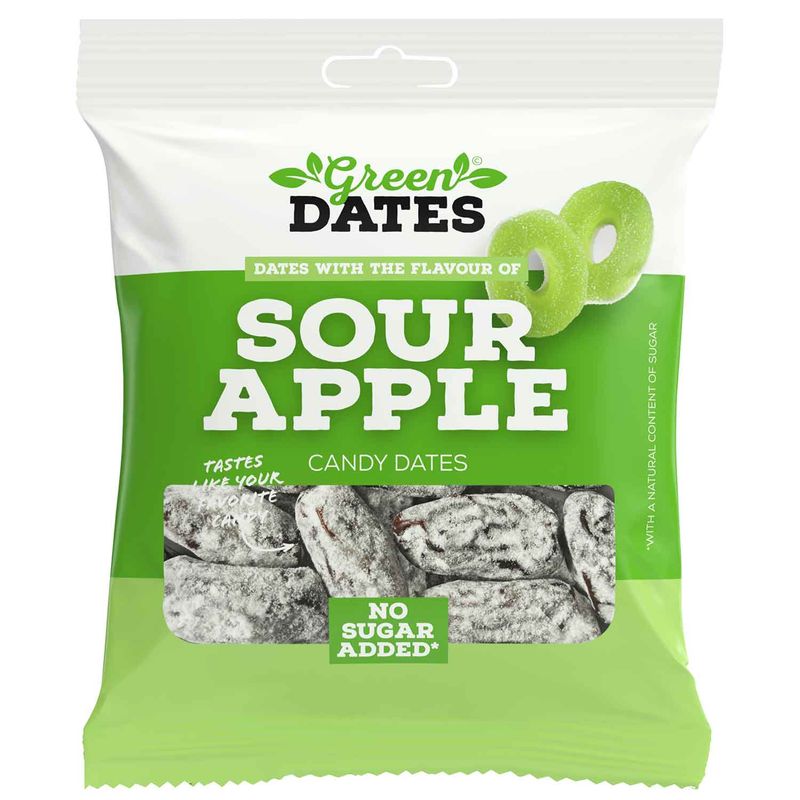 Green Dates Sour Apple 90g