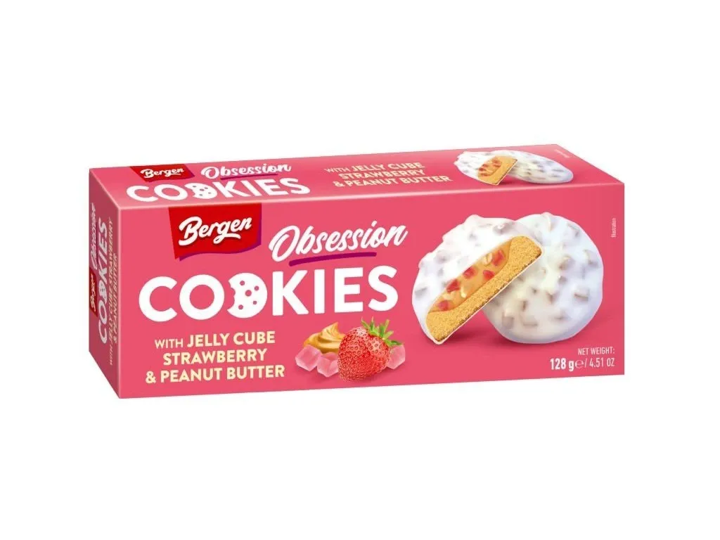 Bergen Obsession with jelly cube Strawberry &amp; Peanut Butter