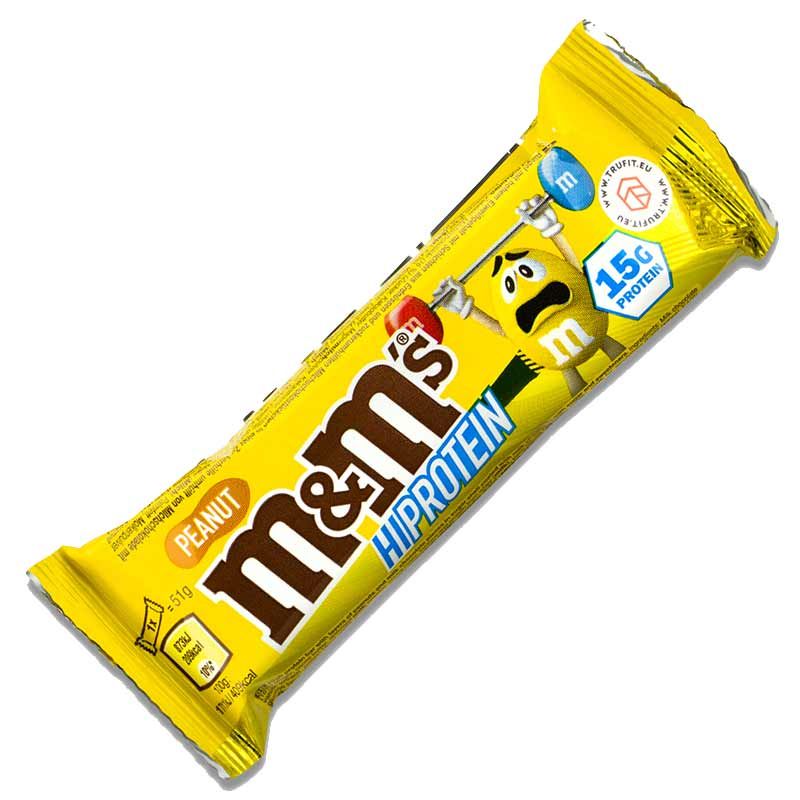 M&amp;M Hi-Protein Bar Peanut 51g