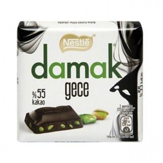 Nestle Damak Night Dark Chocolate Pistachio Gece 60g