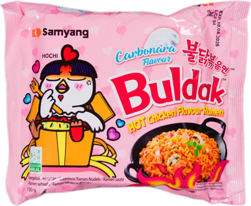 Buldak HOT Chicken Flavour Ramen Carbonara Flavour