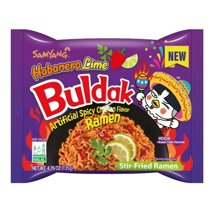 Buldak HOT Chicken Flavour Ramen Habanero Lime