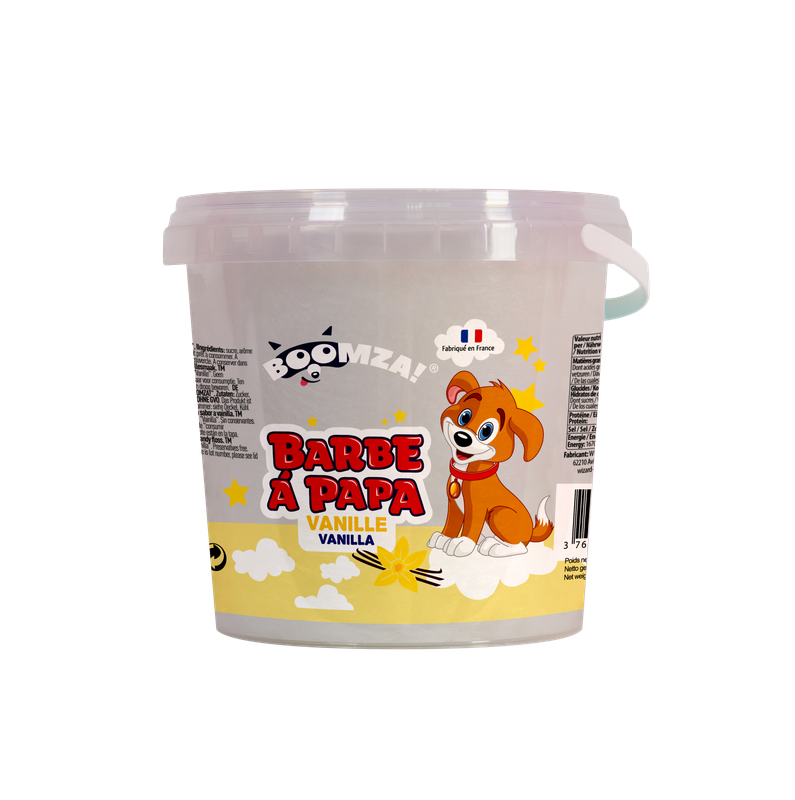 Vanilla flavored cotton candy, 50g