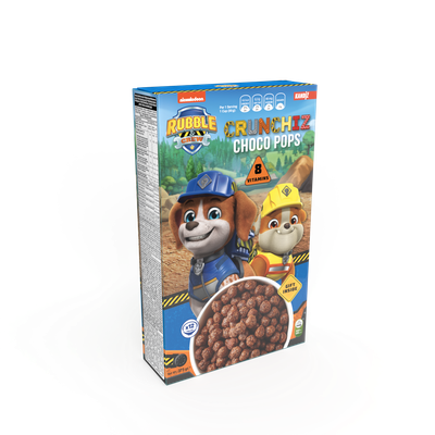 Rubble &amp; Crew Crunchiz Choco Pops 375g