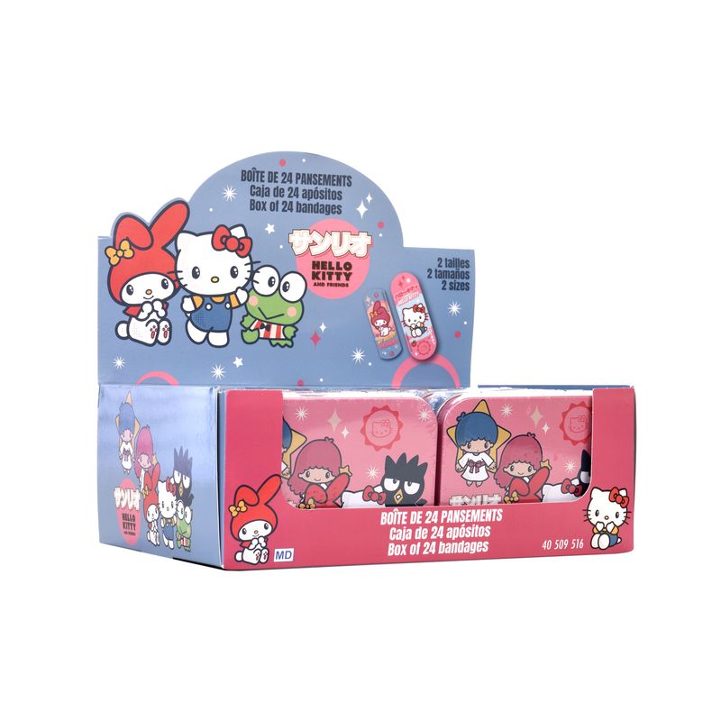 Hello Kitty and friends Pflaster in Metallbox