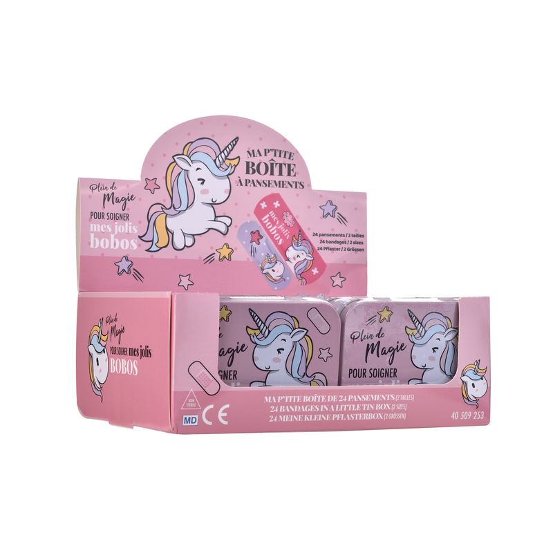 Unicorn Pflaster in Metallbox