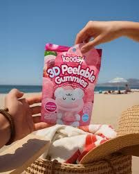 Kooday New Day 3D Peeling Gummies Peach