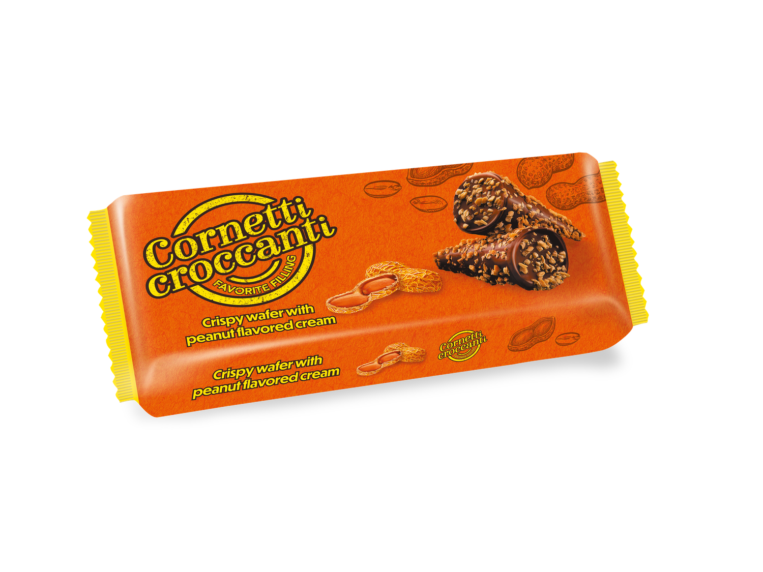 Cornetti Croccanti Peanut