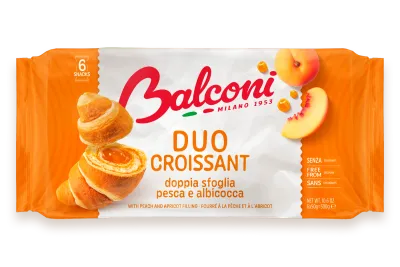 Balconi Duo Croissant Peach &amp; Apricot