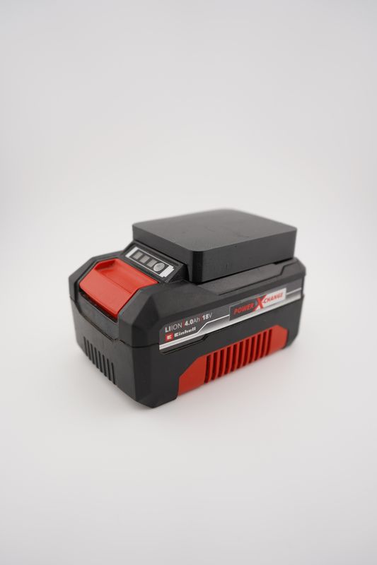 Einhell 18V Akku-Adapter mit USB-C 65W PD Anschluss – Kompakter Strom-Adapter