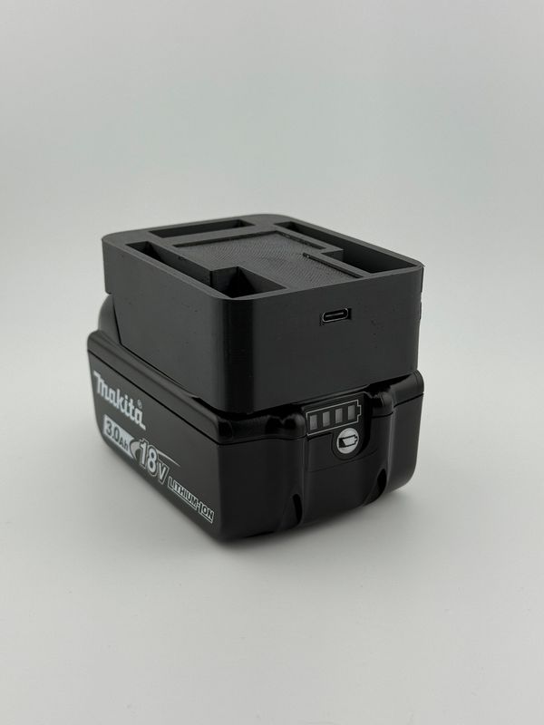 Makita 18V Akku-Adapter mit USB-C Power Delivery (65Watt), Made in Germany