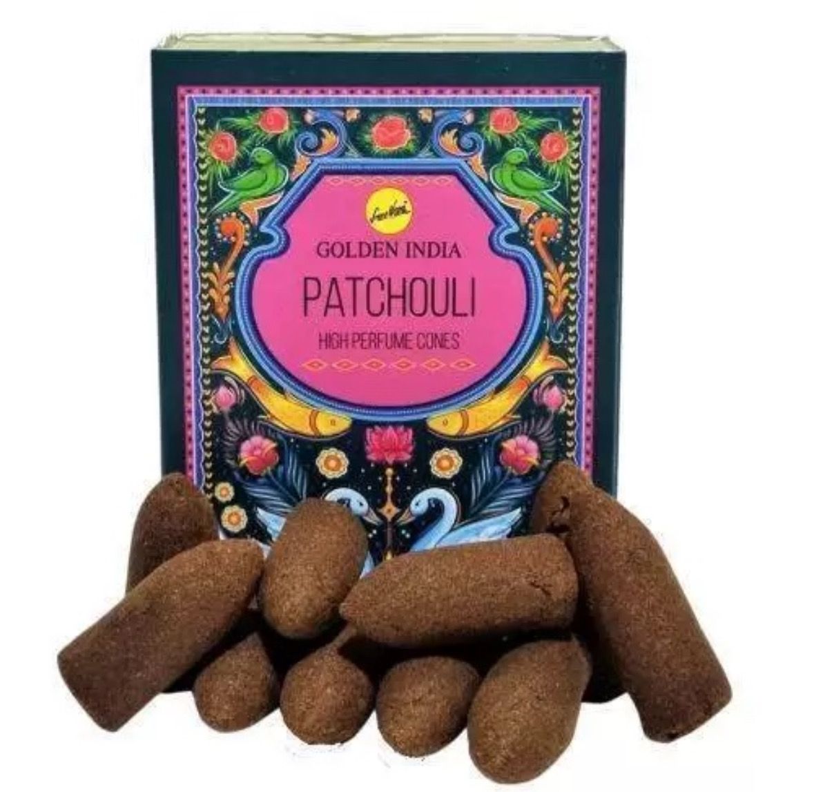 PATCHOULI INCIENSO GOLDEN INDIA CONOS