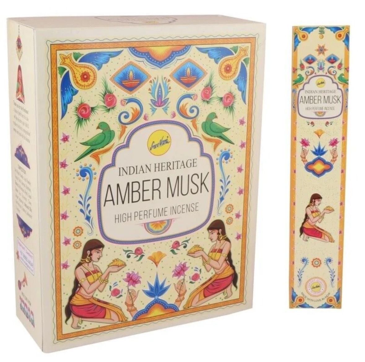 AMBER MUSK INCIENSO INDIAN HERITAGE PALOS