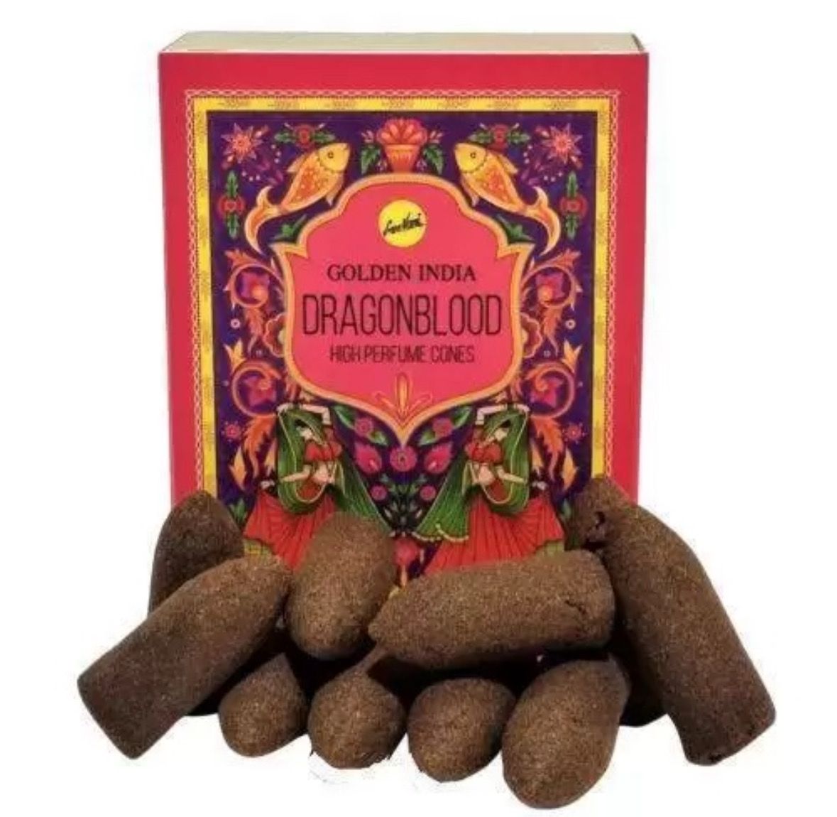 DRAGONBLOOD INCIENSO GOLDEN INDIA CONOS