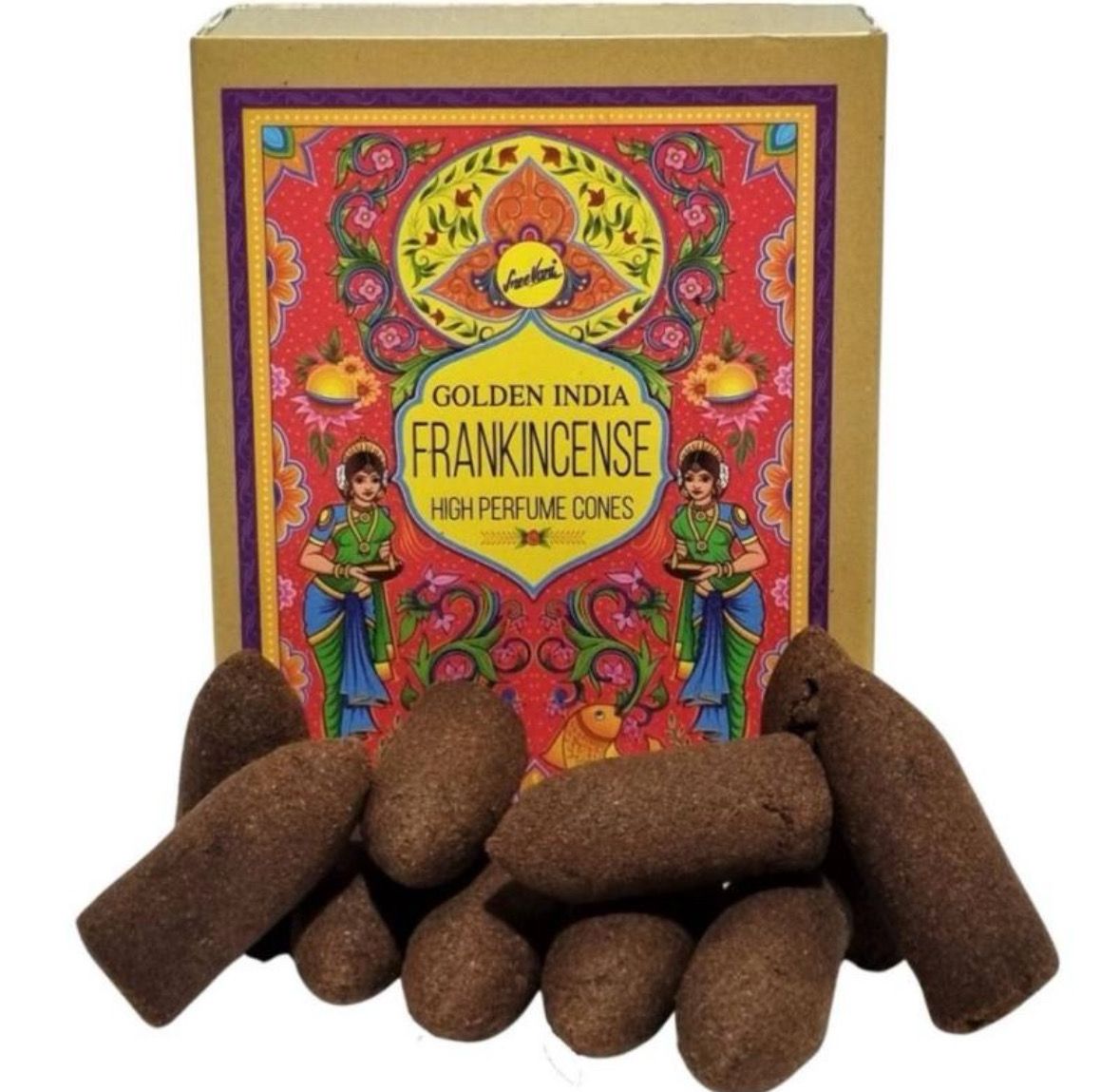 FRANKINCENSE INCIENSO GOLDEN INDIA CONOS