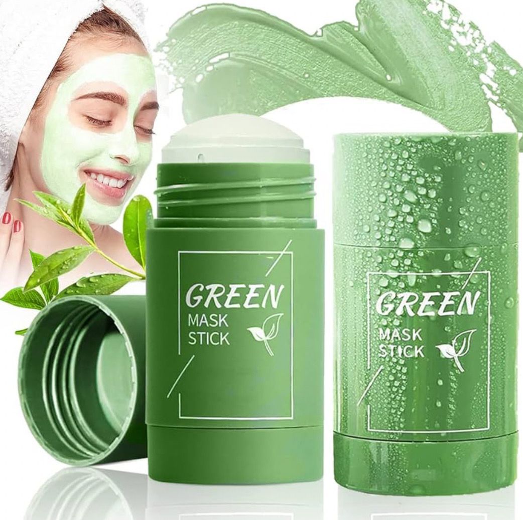 GREEN MASCARILLA PUNTOS NEGROS