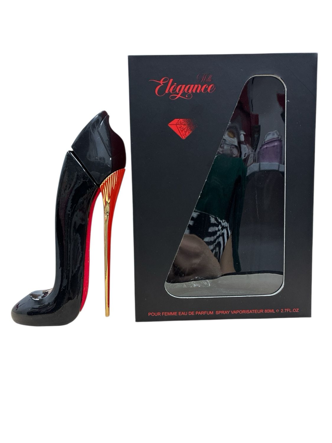 ELEGANCE TACON NEGRO 80 ML