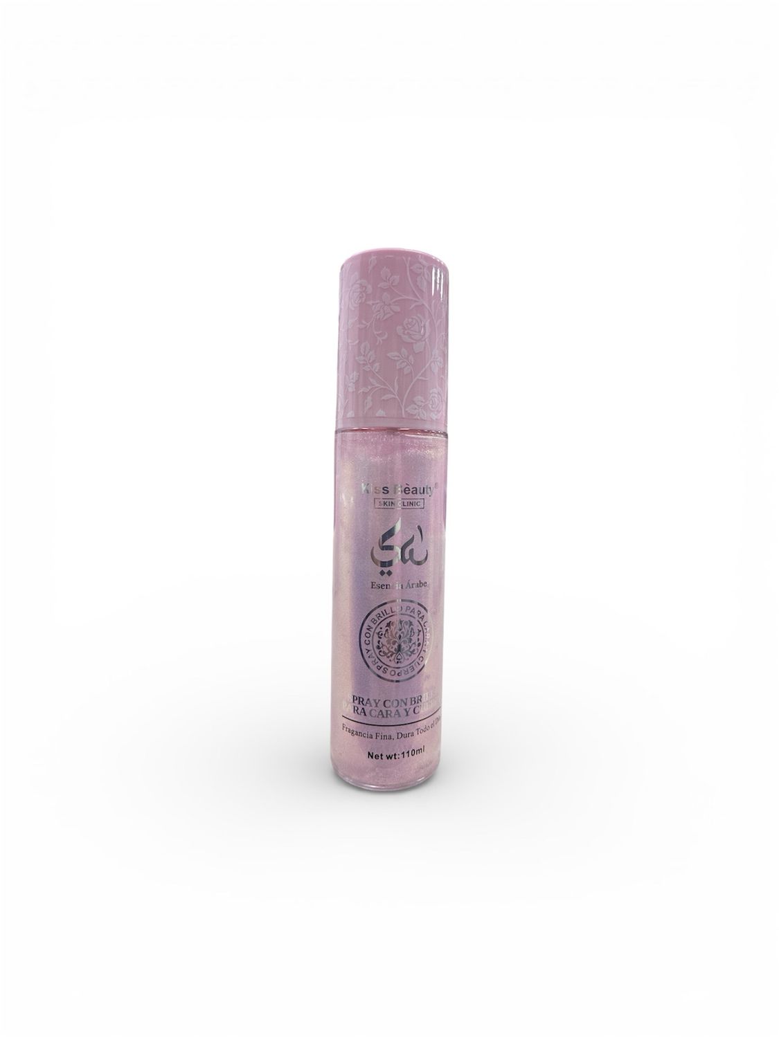 SPRAY BRILLO PARA CARA Y CUERPO YARA ROSA KISS BEAUTY