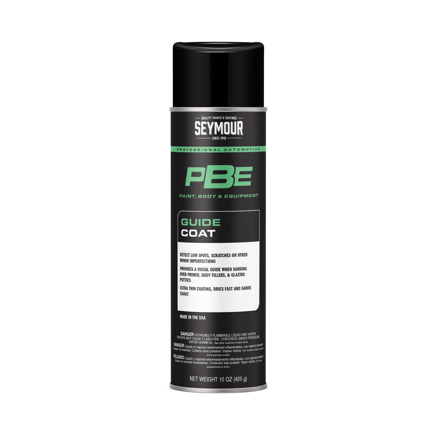 20-1676 PBE Guide Coat Black 15 oz Aerosol