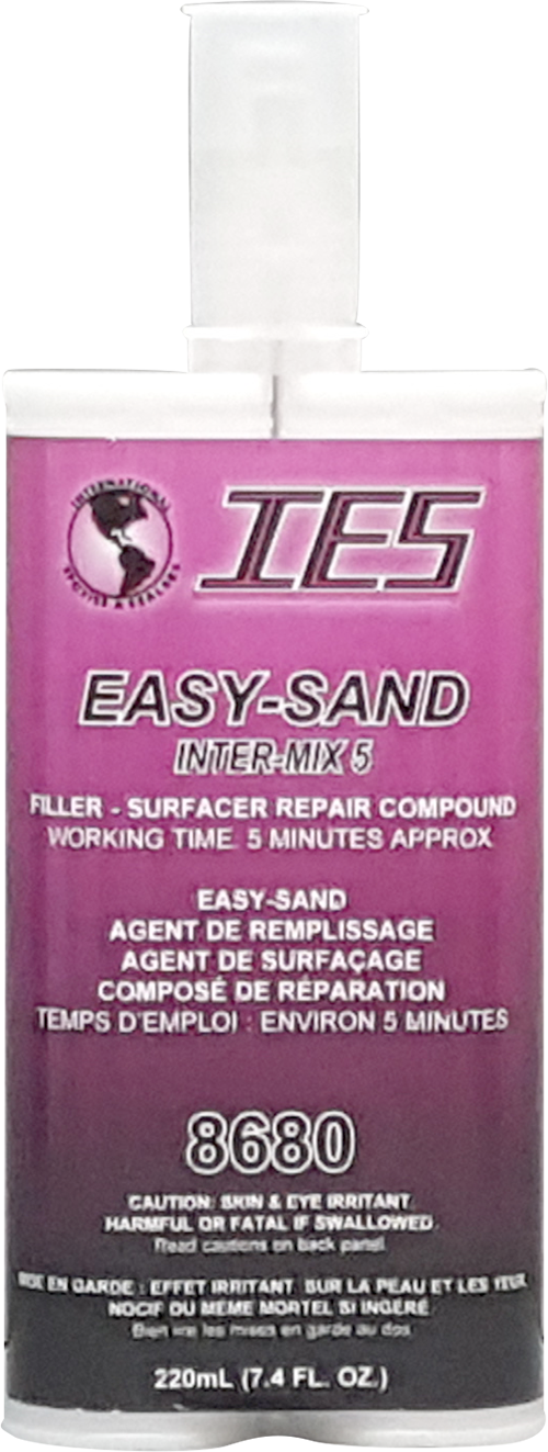 IES 8680 EASY-SAND EPOXY FILLER/ SURFACE REPAIR COMPOUND 7.4 OZ/220ML