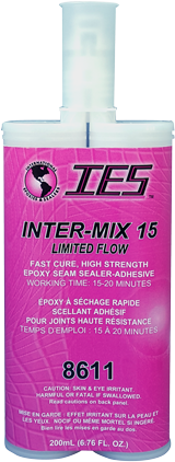 IES 8611 INTERMIX 15 SEAM SEALER/ADHESIVE 6.76 OZ/200ML LIMITED FLOW (8957 2057)
