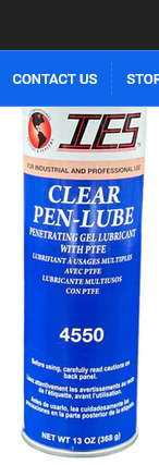 IES 4550 CLEAR PEN-LUBE (CLEAR LUBRICANT) - BODY SHOP SAFE!