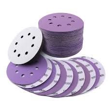 37821 - Purple Ceramic 6&quot; 120 Grit (100/Box) 