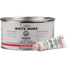 134.454 WHITEWORX POLYESTER FINE FILLER  2kg