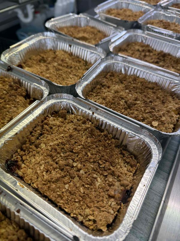 Apple crumble
