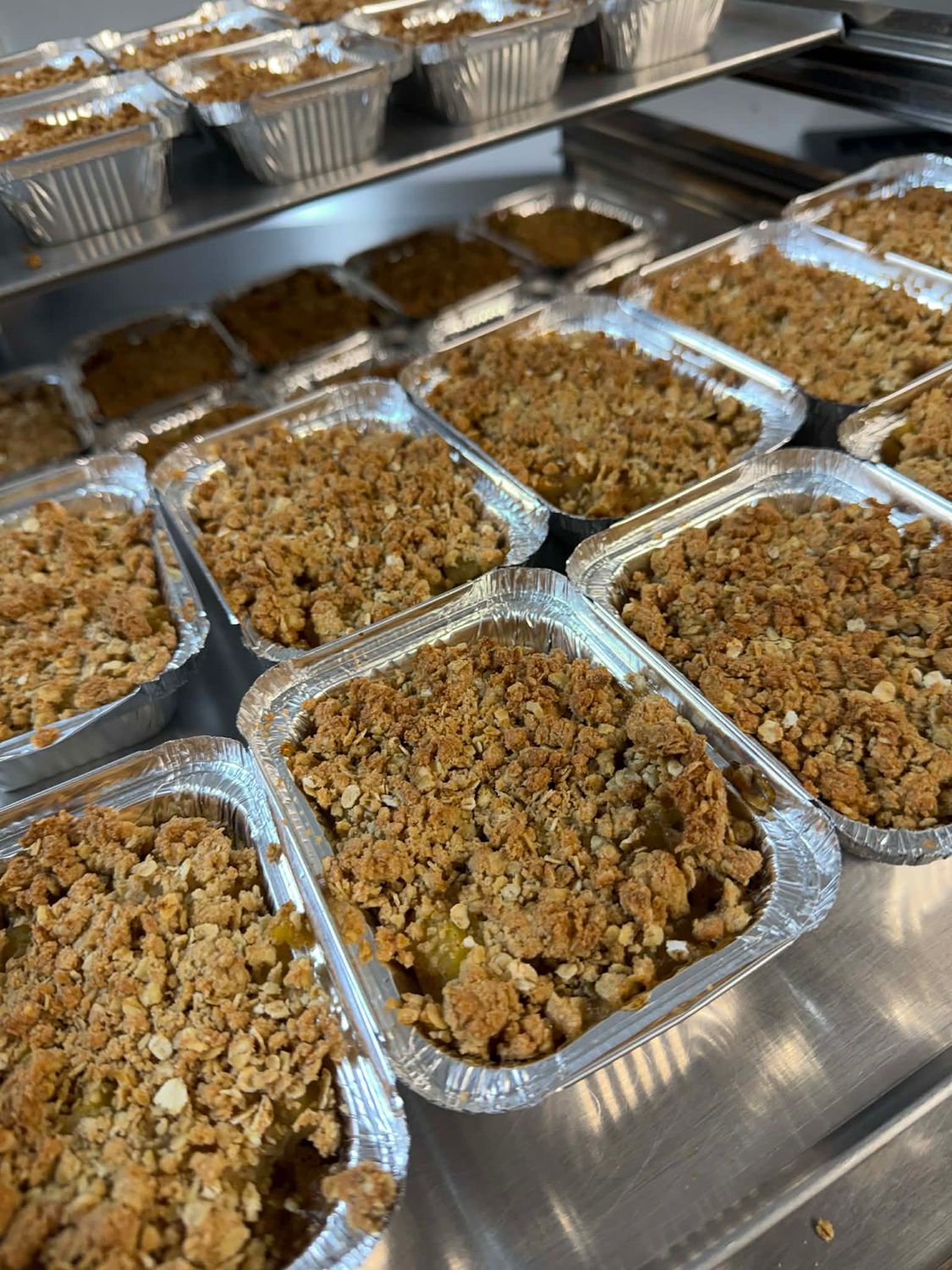 Apple crumble