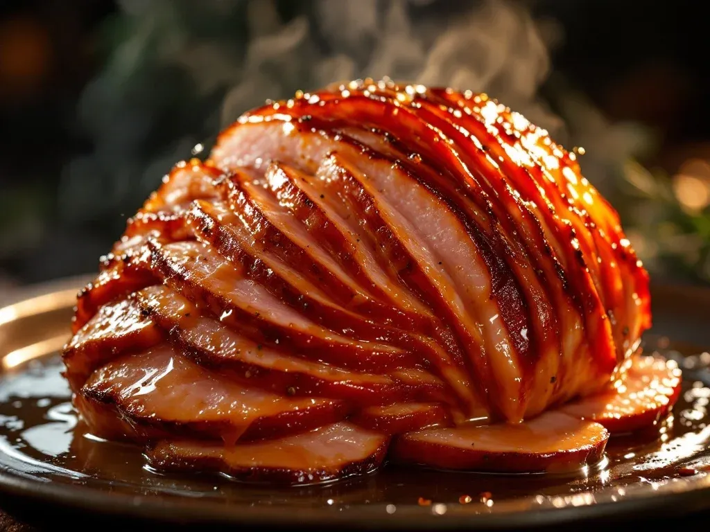 Honey glazed ham Christmas dinner MON 22 DEC