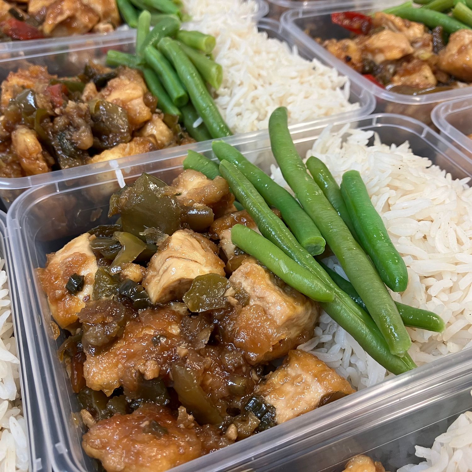 Korean tofu rice bowl