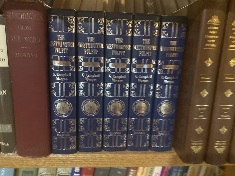 80 ur Anniversary set of Westminster Pulpit 
by G Campbell Morgan Set Blue W/ Silver