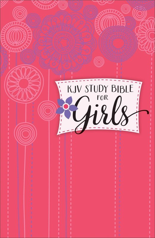 KJV Study Bible for Girls/Grape/Surf Blue/floral design